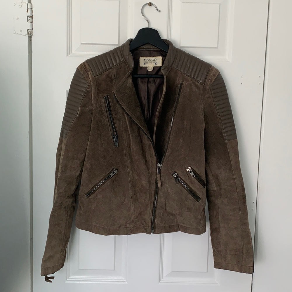 Mango Leather Jacket